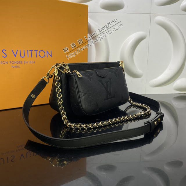 LOUIS VUITTON專櫃新款包包 路易威登Multi Pochette Accessoires斜挎包 LV雙包雙鏈女包  ydh4120